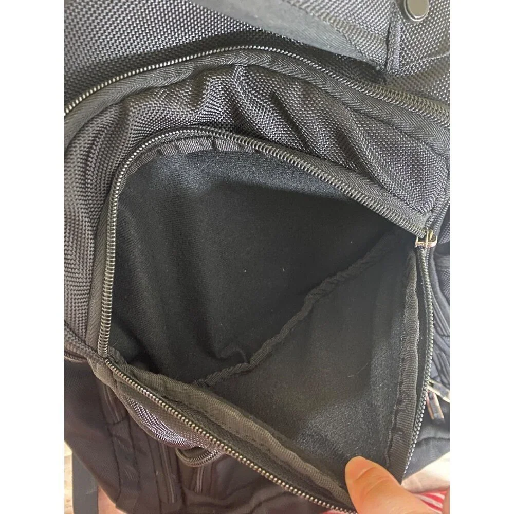 Ogio Unisex Black Casual Full Zip Multi Pocket Back Pack - OS - Picture 8 of 11